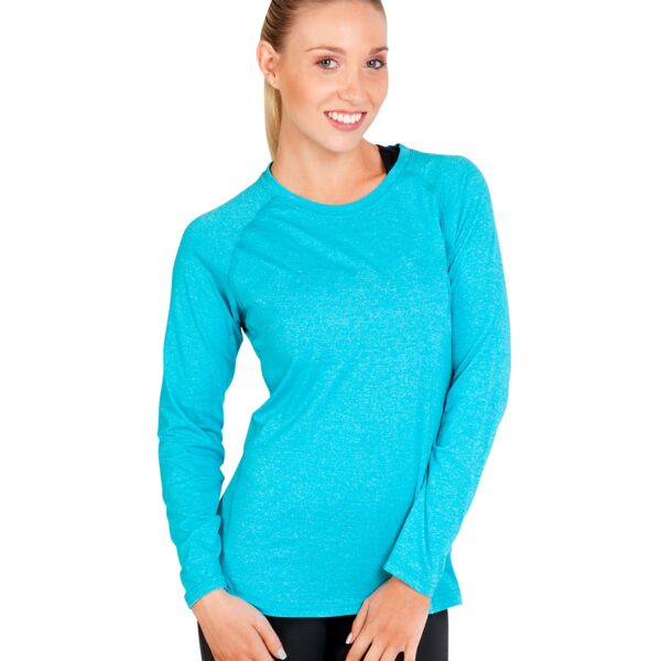Womens Greatness Heather Long Sleeve T-shirt Thumbnail